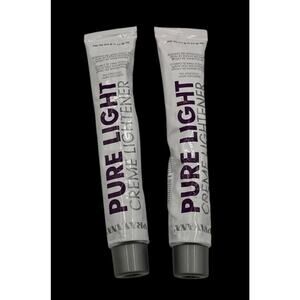 Pravana Pure Light Creme Lightener Lot 2 Tubes 3 Oz Hair Color Cream New Sealed